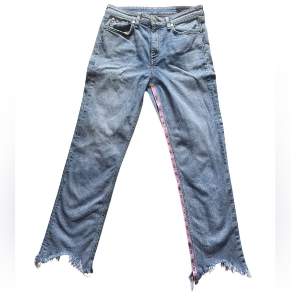 Rag & Bone Nina High Rise Ankle Cropped Jeans Size 26 - Picture 11 of 12